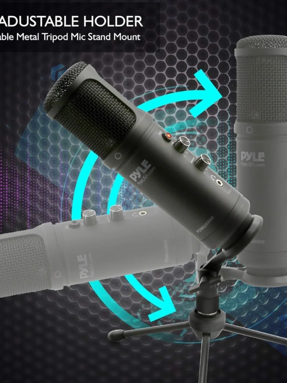 Jovial by Pyle USB PC Recording Condenser Microphone